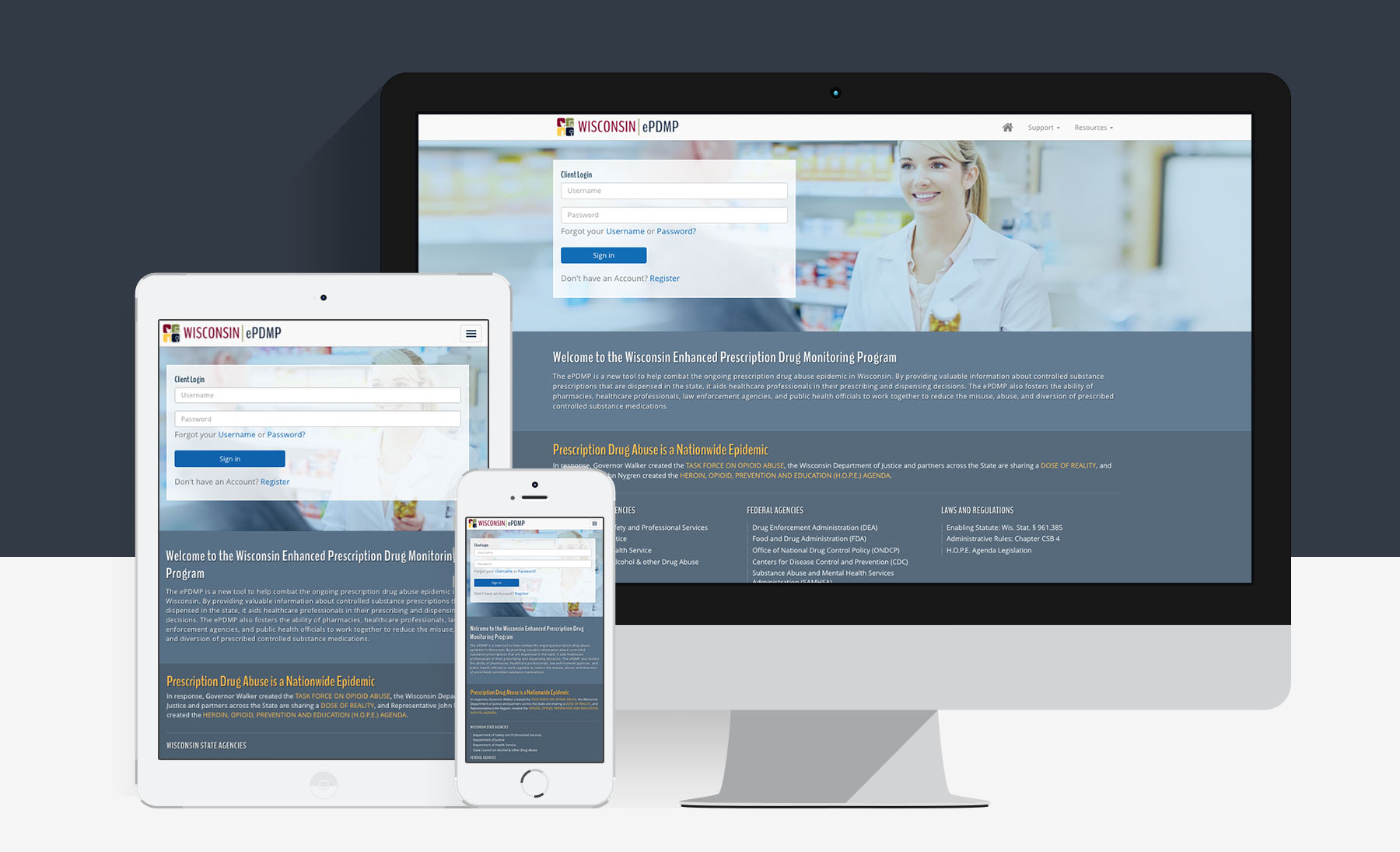 Prescription Drug Monitoring Homepage