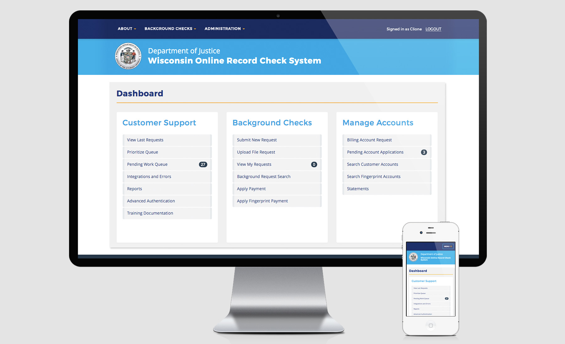 Record Check Dashboard